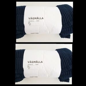 2x sets of IKEA VAGMALLA THROW BLANKET 47 x 63"